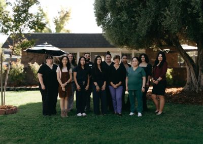 The administrative and care team at Courtyard Healthcare Center